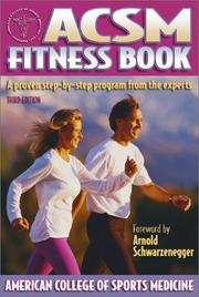 Cover of: ACSM fitness book