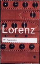 Cover of: On Aggression (Routledge Classics)