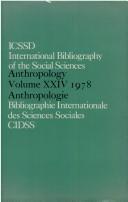 International Bibliography of the Social Sciences by International C