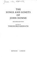 The songs and sonets of John Donne