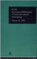 International Bibliography of the Social Sciences by Intl Com Soc Sc