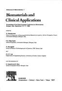 Biomaterials and clinical applications : proceedings of the Sixth European Conference on Biomaterials, Bologna, Italy, September 14-17, 1986