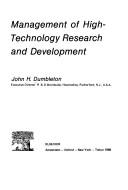 Management of high-technology research and development