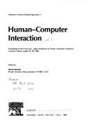 Human-computer interaction : proceedings of the First U.S.A.-Japan Conference on Human-Computer Interaction, Honolulu, Hawaii, August 18-20, 1984