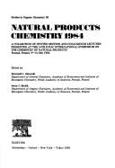 Natural products chemistry 1984 : a collection of invited section and colloquium lectures presented at the 14th IUPAC International Symposium on the Chemistry of Natural Products, Poznań, Poland, 9-14