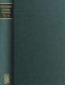 Cover of: Erasmi Opera Omni, Volume 9 | J. Heinimann