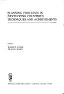 Planning processes in developing countries : techniques and achievements