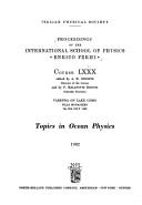 Topics in ocean physics