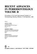 Recent advances in periodontology, volume II