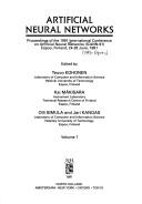 Artificial neural networks : proceedings of the 1991 International Conference on Artificial Neural Networks (ICANN-91), Espoo, Finland, 24-28 June, 1991