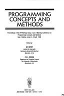 Programming concepts and methods : proceedings of the IFIP Working Group 2.2/2.3 Working Conference on programming concepts and methods, Sea of Galilee, Israel, 2-5 April, 1990