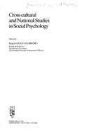 Cross-cultural and national studies in social psychology