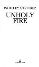 Cover of: Unholy Fire