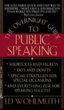 Cover of: Overnight Guide to Public Speaking