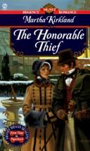 Cover of: The Honorable Thief