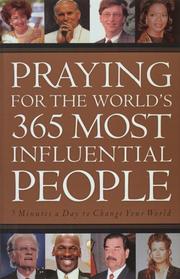 Cover of: Praying for the World's 365 Most Influential People