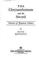Cover of: The Chrysanthemum and the Sword by Ruth Benedict