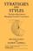 Cover of: Strategies and styles