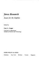 Cover of: Stress Research: Issues for the Eighties