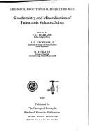 Geochemistry and mineralization of Proterozoic volcanic suites by R. D. Beckinsale, Rickard, David T.