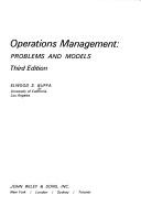 Cover of: Operations Management:  Problems & Models (Wiley Series in Management & Administration) (Management & Administration)