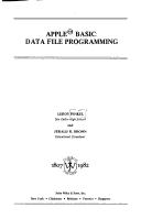 APPLE BASIC : data file programming