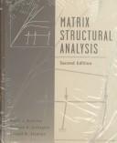 Cover of: Matrix Structural Analysis, With MASTAN2
