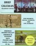 Cover of: Brief Calculus: For Business, Social Sciences, and Life Sciences, Preliminary Edition, Student Solutions Manual