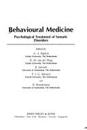 Behavioural medicine : psychological treatment of somatic disorders