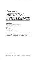 Advances in artificial intelligence : proceedings of the 1987 AISB conference, University of Edinburgh, 6-10 April 1987