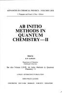 Ab initio methods in quantum chemistry. [Pt.] 2