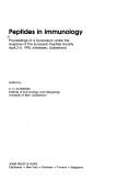Cover of: Peptides in Immunology |