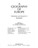 A Geography of Europe : problems and prospects