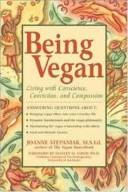 Cover of: Being vegan