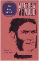 Cover of: The Complete Prose Works of Matthew Arnold by Matthew Arnold