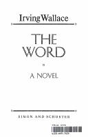 Cover of: The word by Irving Wallace