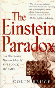 Cover of: The Einstein Paradox: And Other Science Mysteries Solved by Sherlock Holmes