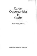 Cover of: Career opportunities in crafts