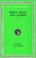 Cover of: Greek Elegy and Iambus, Volume I