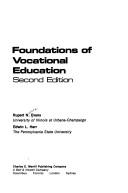 Cover of: Foundations of vocational education