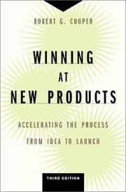 Cover of: Winning at new products by Robert G. Cooper