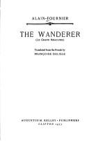 Cover of: The wanderer (Le grand Meaulnes)