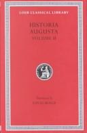 Cover of: The Scriptores historiae augustae with an English translation by by David Magie.