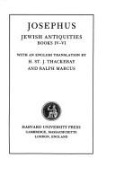 Josephus. Jewish antiquities : Books IV-VI