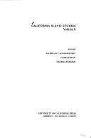 Cover of: California Slavic Studies by Nicholas Valentine Riasanovsky