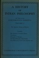 Cover of: History Indian Philosophy 5