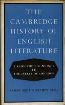 Cover of: Cambridge History of English Literature 1: From the Beginnings to the Cycles of Romance (The Cambridge History of English Literature)