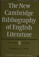 The new Cambridge bibliography of English literature. Vol.5, Index