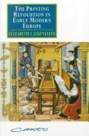 Cover of: The printing revolution in early modern Europe