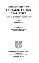 Cover of: Introduction to Probability and Statistics from a Bayesian Viewpoint